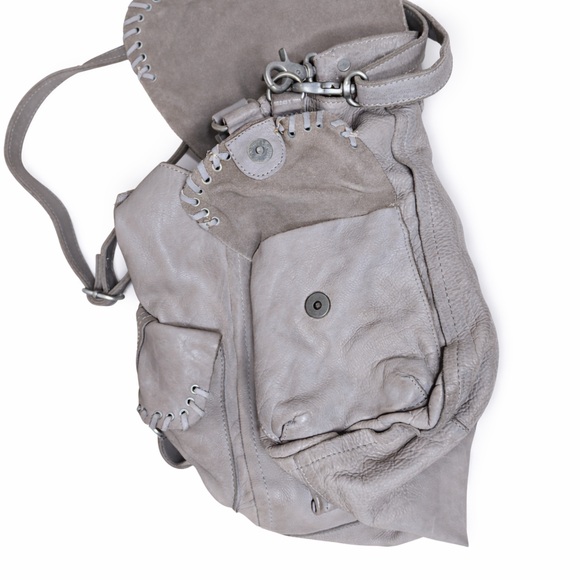 Free People We The Free Leigh Distressed Tote in Pearl - Picture 4 of 8